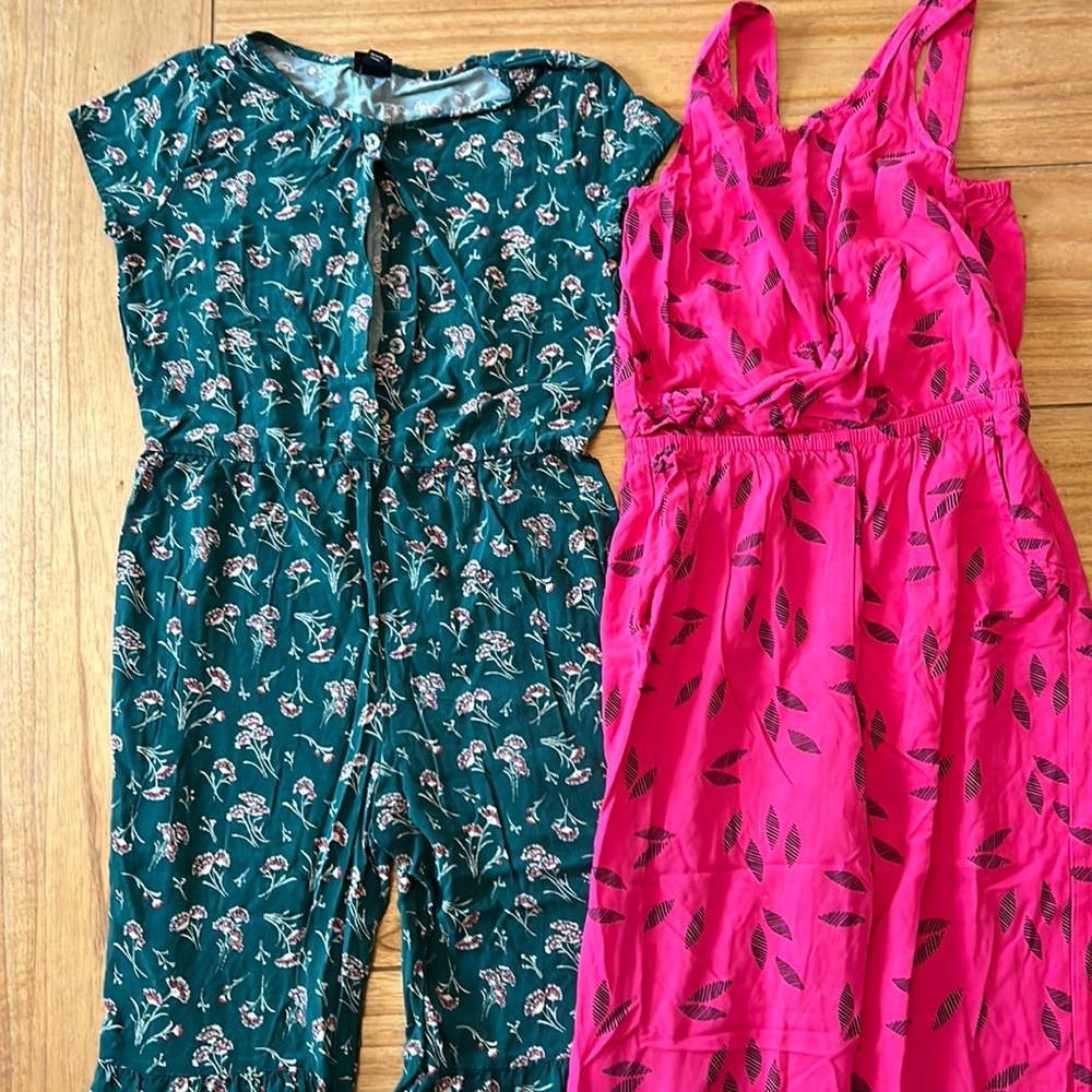 Lot of 2 Jumpsuits, Cat and Jack, Size 7/8; Art Class, Size 7/8.